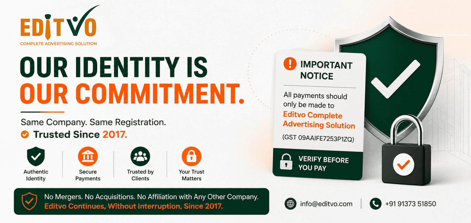 Important Brand Identity & Payment Verification Notice: What Clients Should Know About Editvo