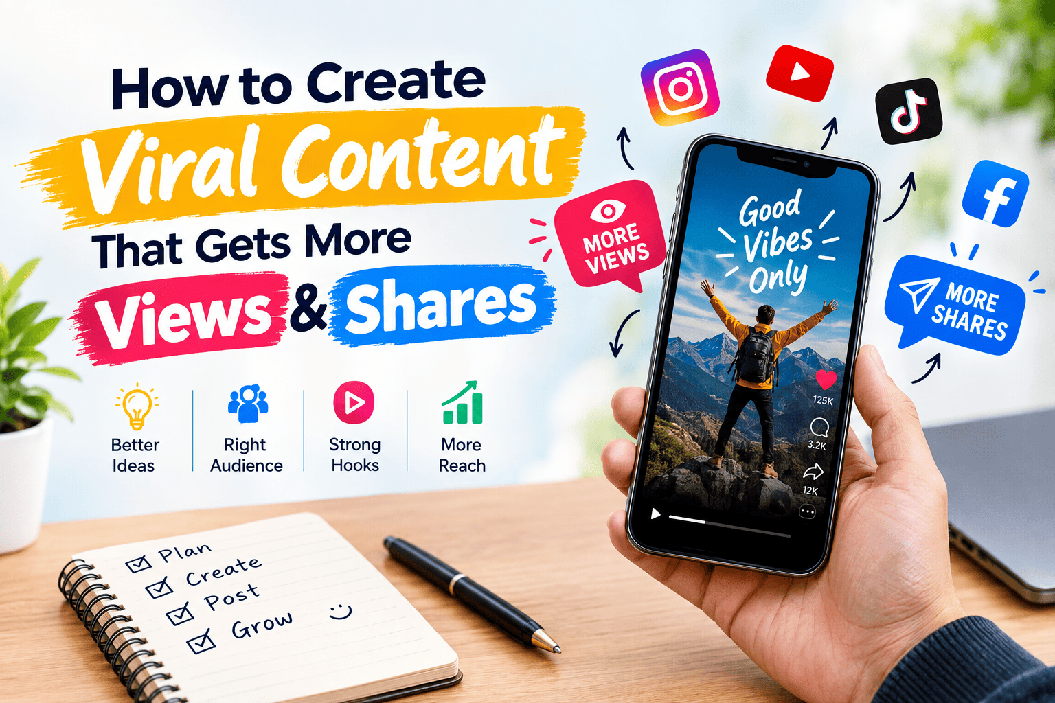 How to Create Viral Content That Gets More Views & Shares 